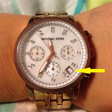 fake michael kors watch|20 Ways to Spot a Fake Michael Kors Watch .